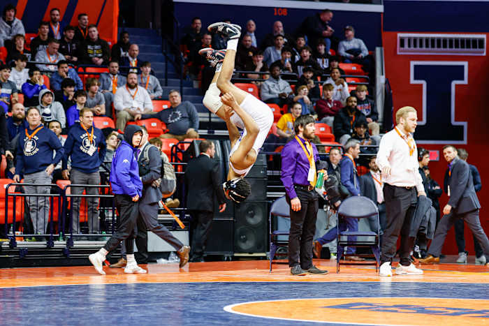 Illinois wrestling championships February 17 2024 Nate Latsch 25974